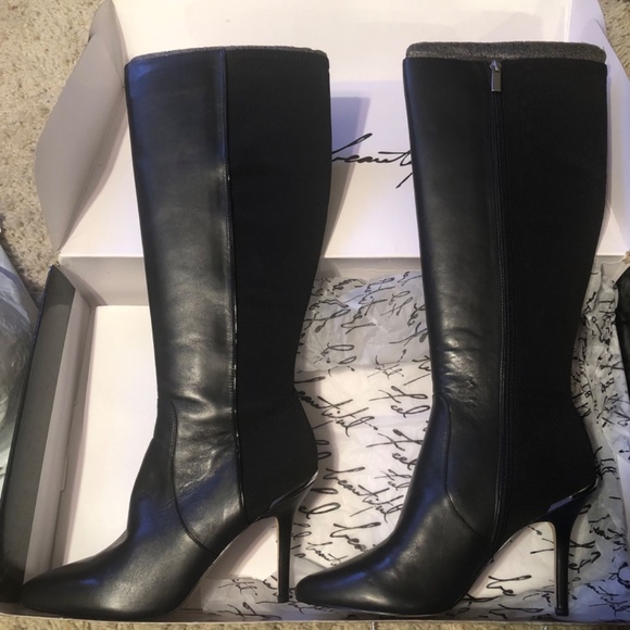 WHBM Coralie  High Heel Tall Boots size 10 - Picture 7 of 11